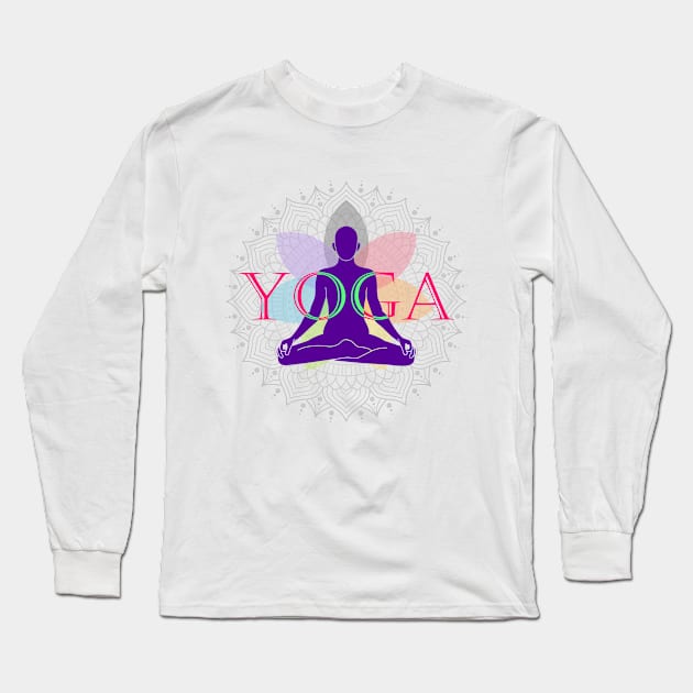 Yoga Long Sleeve T-Shirt by WAYOF